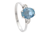 Jewellery, RING, 18K white gold, in auction: Lilla jewellery – Tuesday 5 May