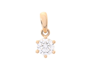 Jewellery - SOLITAIRE PENDANT, 18K gold - View 1