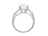 Jewellery - THREE STONE RING, platinum - View 2