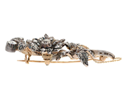 Jewellery - BROOCH, gold/silver - View 2