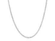 Jewellery - RIVIERE NECKLACE, 18K white gold - View 2