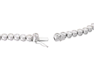 Jewellery - RIVIERE NECKLACE, 18K white gold - View 4