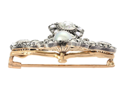 Jewellery - BROOCH, silver/18K gold - View 3