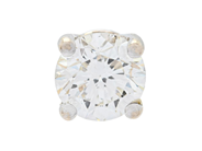 Jewellery, SOLITAIRE DIAMOND EARRING, 18K white gold, in auction: Lilla jewellery – Tuesday 5 May