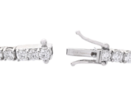 Jewellery - TENNIS BRACELET, 18K white gold - View 3