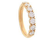 Jewellery - ETERNITY RING, 18K gold - View 1