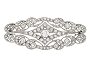 Jewellery, BROOCH, platinum, in auction: Important jewellery – Saturday 13 June