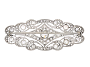 Jewellery - BROOCH, platinum - View 2