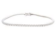 Jewellery, TENNIS BRACELET, 18K white gold, in auction: Classic – Saturday 16 May