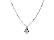 Jewellery, PENDANT WITH CHAIN, 18K white gold, in auction: Lilla jewellery – Tuesday 5 May