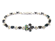 Jewellery, BRACELET sterling silver, synthetic stones, in auction: General – Tuesday 7 July