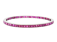 Jewellery, BANGLE, platinum, in auction: Important jewellery – Saturday 13 June