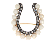 Jewellery, BROOCH, 18K rose gold/silver, in auction: Important jewellery – Saturday 13 June