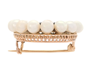 Jewellery - BROOCH, 18K rose gold/silver - View 3