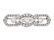 Jewellery - BROOCH, platinum/low-level gold - View 1