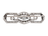 Jewellery - BROOCH, platinum/low-level gold - View 2