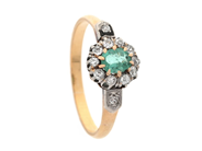 Jewellery, CLUSTER RING, 18K gold, in auction: Classic – Saturday 16 May