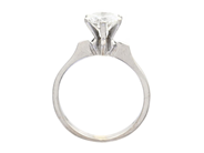 Jewellery - SOLITAIRE RING, 18K white gold - View 2