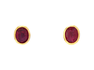Jewellery, SOLITAIRE EARRINGS, 14K gold, in auction: Lilla jewellery – Tuesday 5 May