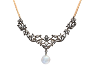 Jewellery - NECKLACE, silver/18K gold - View 1