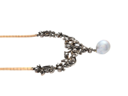 Jewellery - NECKLACE, silver/18K gold - View 2
