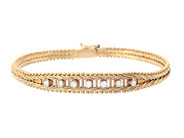 Jewellery, BRACELET, 14K gold, in auction: General – Tuesday 26 May