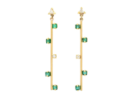 Jewellery, EARRINGS, 18K gold, in auction: Lilla jewellery – Tuesday 5 May