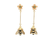 Jewellery, EARRINGS, 18/14K gold, in auction: Lilla jewellery – Tuesday 5 May