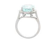 Jewellery - CLUSTER RING, 18K white gold - View 2