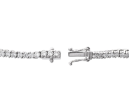 Jewellery - TENNIS BRACELET, 18K white gold - View 3