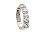 Jewellery, ETERNITY RING, 18K white gold, in auction: Lilla jewellery – Tuesday 2 June