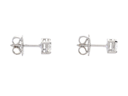 Jewellery - SOLITAIRE EARRINGS, 18K white gold - View 2
