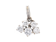Jewellery, PENDANT, 18K white gold, in auction: Lilla jewellery – Tuesday 2 June