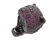 Jewellery, RING, oxidised silver, in auction: Modern – Thursday 4 June