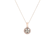 Jewellery, PENDANT/CHAIN, 14K rose gold, in auction: Lilla jewellery – Tuesday 2 June
