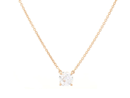 Jewellery - SOLITAIRE NECKLACE, 18K gold - View 1