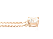 Jewellery - SOLITAIRE NECKLACE, 18K gold - View 2