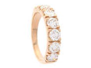 Jewellery - ETERNITY RING, 18K gold - View 1