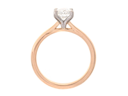 Jewellery - SOLITAIRE RING, 18K gold/white gold - View 2