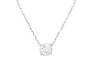 Jewellery, PENDANT WITH CHAIN, 18K white gold, in auction: Lilla jewellery – Tuesday 2 June