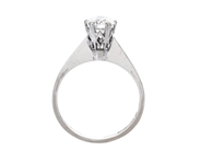 Jewellery - SOLITAIRE RING, 18K white gold - View 2