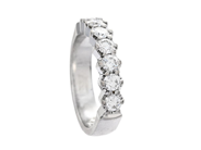 Jewellery - ETERNITY RING, 18K white gold - View 1