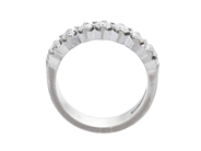 Jewellery - ETERNITY RING, 18K white gold - View 2
