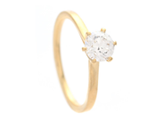 Jewellery, SOLITAIRE RING, 18K gold, in auction: Classic – Saturday 16 May