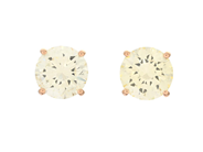 Jewellery, SOLITAIRE EARRINGS, 18K rose gold, in auction: Classic – Saturday 16 May