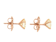 Jewellery - SOLITAIRE EARRINGS, 18K rose gold - View 2