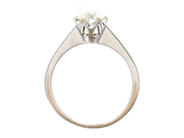 Jewellery - SOLITAIRE RING, 18K white gold - View 2