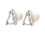 Jewellery - EARRINGS, 18K white gold - View 2