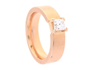 Jewellery - SOLITAIRE RING, 18K gold - View 1