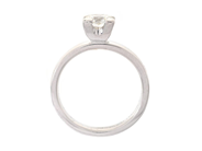 Jewellery - SOLITAIRE RING, 18K white gold - View 2